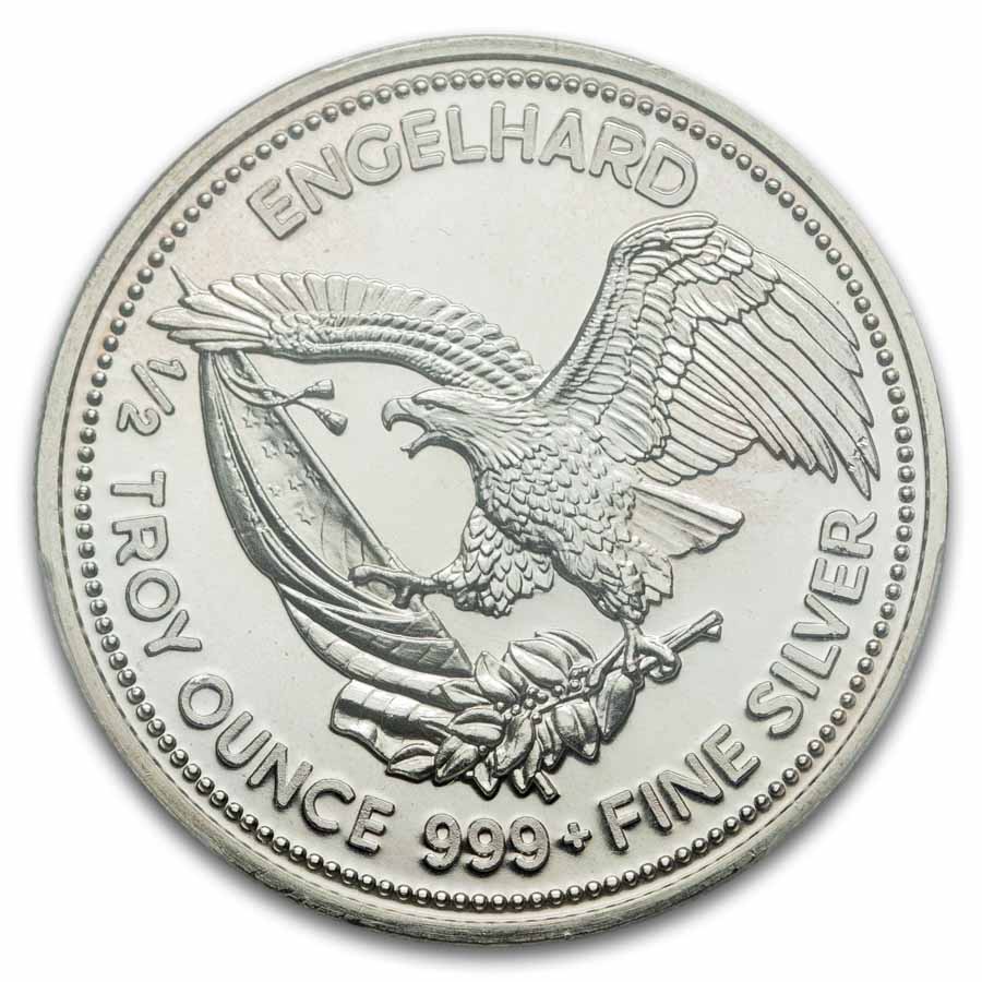 Buy 1985 1/2 oz Silver Engelhard Prospector Rnd MS-69 | APMEX
