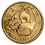 1985 1 oz Gold Chinese Panda (Light Abrasions)