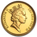 1985-1997 Great Britain Gold Sovereign Elizabeth II Proof