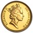1985-1997 Great Britain Gold Sovereign Elizabeth II Proof