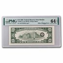 1985 (A-Boston) $10 FRN CU-64 EPQ PMG (Fr#2027-A) Offset Print