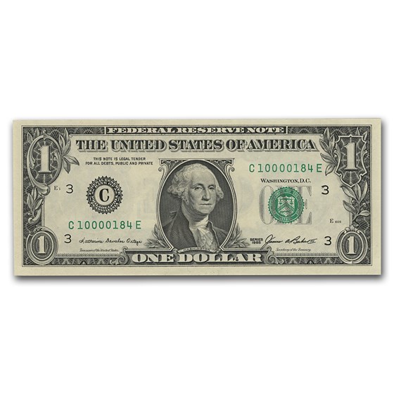 1985 (C-Philadelphia) $1.00 FRN CU (Fr#1913-C) 1985 (C-Philadelphia) $1.00 FRN CU (Fr#1913-C)