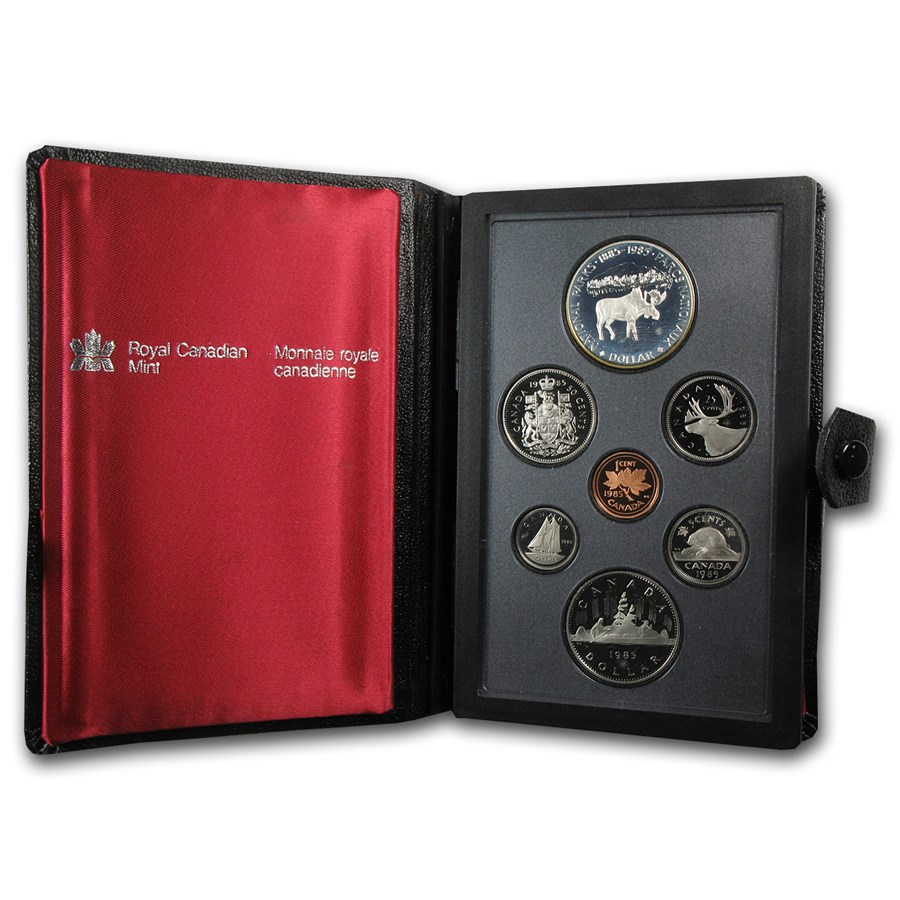 1985 Canada 7-Coin Double Dollar Proof Set