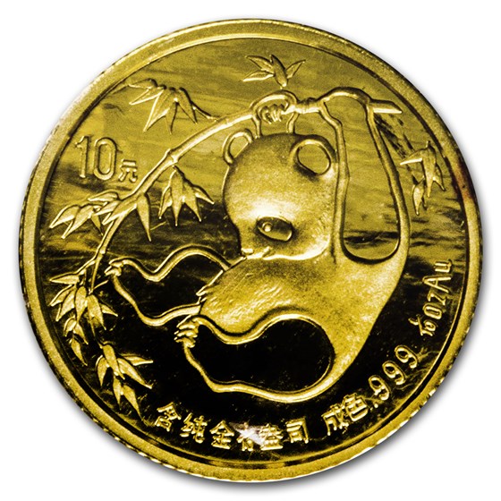 1985 China 1/10 oz Gold Panda BU (Sealed) 1985 China 1/10 oz Gold Panda BU (Sealed)