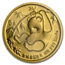 1985 China 1/20 oz Gold Panda BU (Sealed)