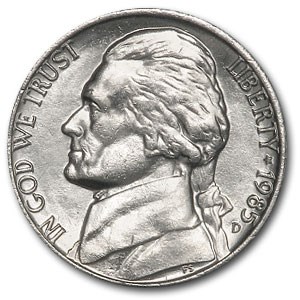 1985-D Jefferson Nickel BU