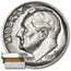 1985-D Roosevelt Dime 50-Coin Roll BU