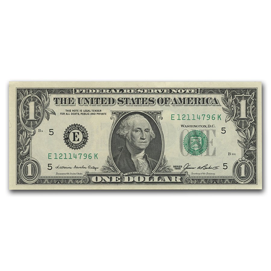 1985 (E-Richmond) $1.00 FRN CU (Fr#1913-E)