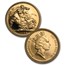1985 Great Britain 4-Coin Gold Sovereign Proof Set