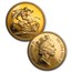 1985 Great Britain 4-Coin Gold Sovereign Proof Set