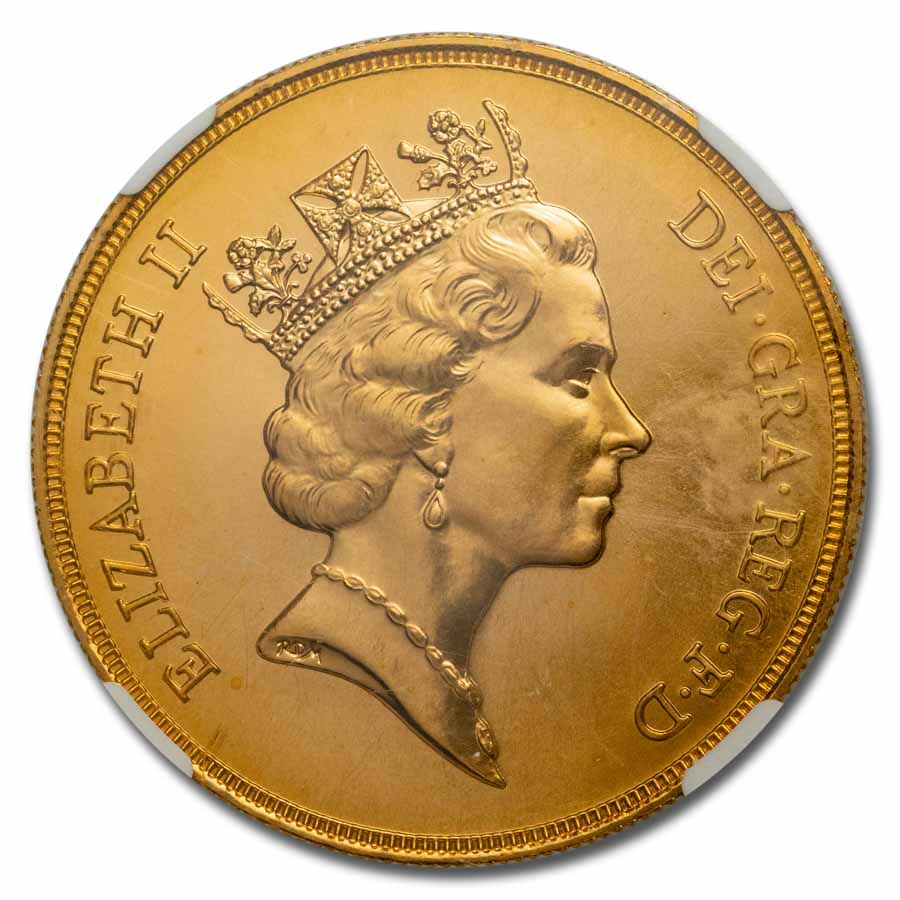 Buy 1985 Great Britain Gold £5 Sovereign MS-68 NGC | APMEX