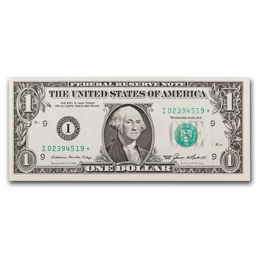 1985* (I-Minneapolis) $1.00 FRN CU (Fr#1913-I*) Star Note!