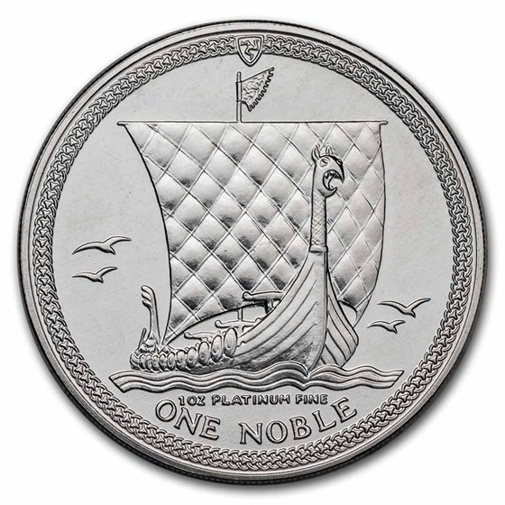 1985 Isle of Man 1 oz Platinum Noble BU 1985 Isle of Man 1 oz Platinum Noble BU