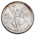 1985 Mexico 1 oz Silver Libertad BU (Toned)