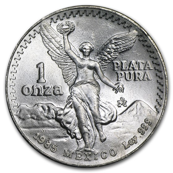 1985 Mexico 1 oz Silver Libertad BU