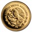 1985 Mexico Proof Gold 250 Pesos World Cup Caballito Design