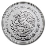 1985 Mexico Silver 100 Pesos Proof (1986 World Cup - Aztec)