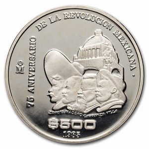 Buy 1985 Mexican Silver 500 Pesos Proof (1910 Revolution) | APMEX