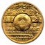 1985 Mexico World Cup Gold 250 Pesos BU Tesoros Del Mundial Card