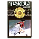 1985 Mexico World Cup Gold 250 Pesos BU Tesoros Del Mundial Card