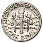 1985-S Roosevelt Dime 50-Coin Roll Proof