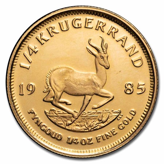 1985 South Africa 1/4 oz Proof Gold Krugerrand 1985 South Africa 1/4 oz Proof Gold Krugerrand