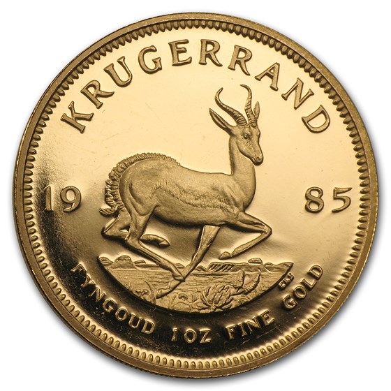 1985 South Africa 1 oz Proof Gold Krugerrand 1985 South Africa 1 oz Proof Gold Krugerrand