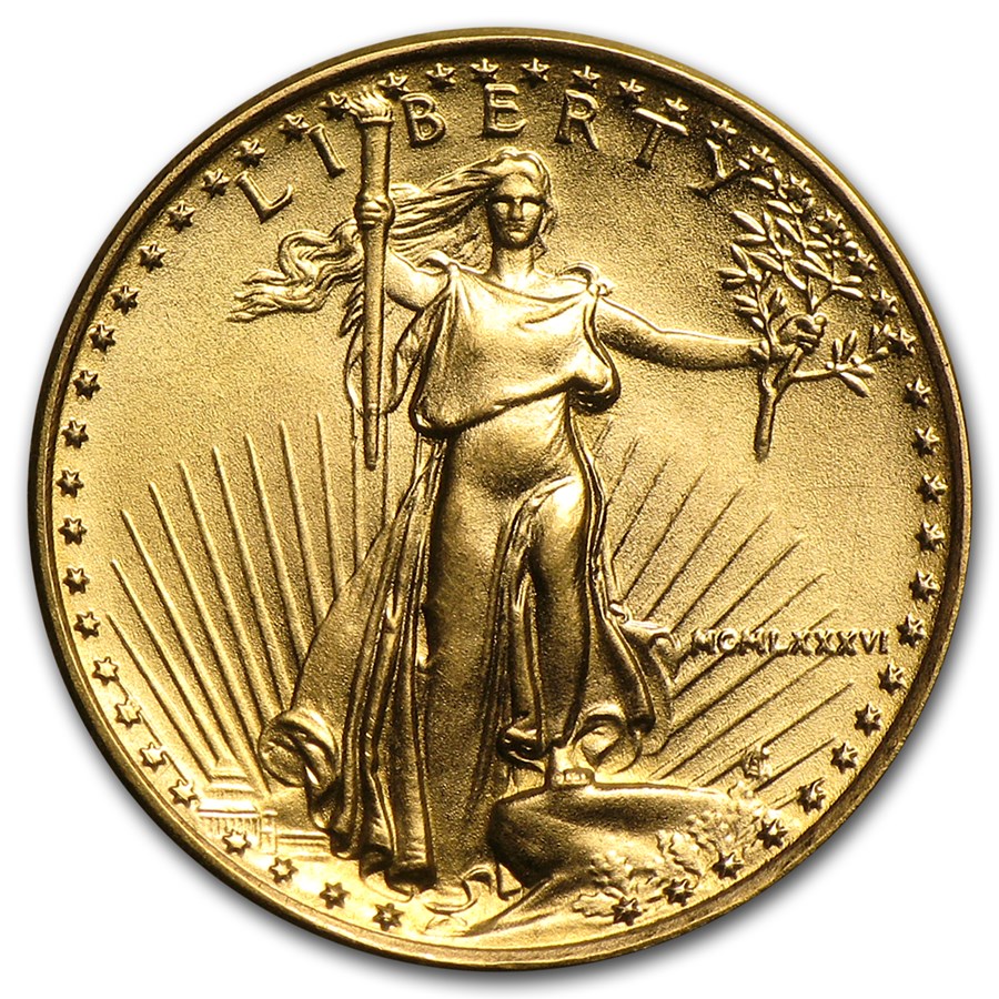 1986 1/10 oz American Gold Eagle BU (MCMLXXXVI)