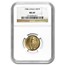 1986 1/4 oz American Gold Eagle MS-69 NGC