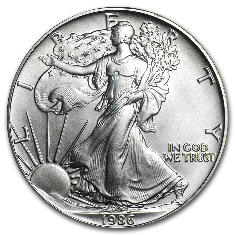1986 Silver Eagle Dollar American Silver Eagle Coins For Sale APMEX 1986 Silver Eagle Dollar American Silver Eagle Coins For Sale APMEX