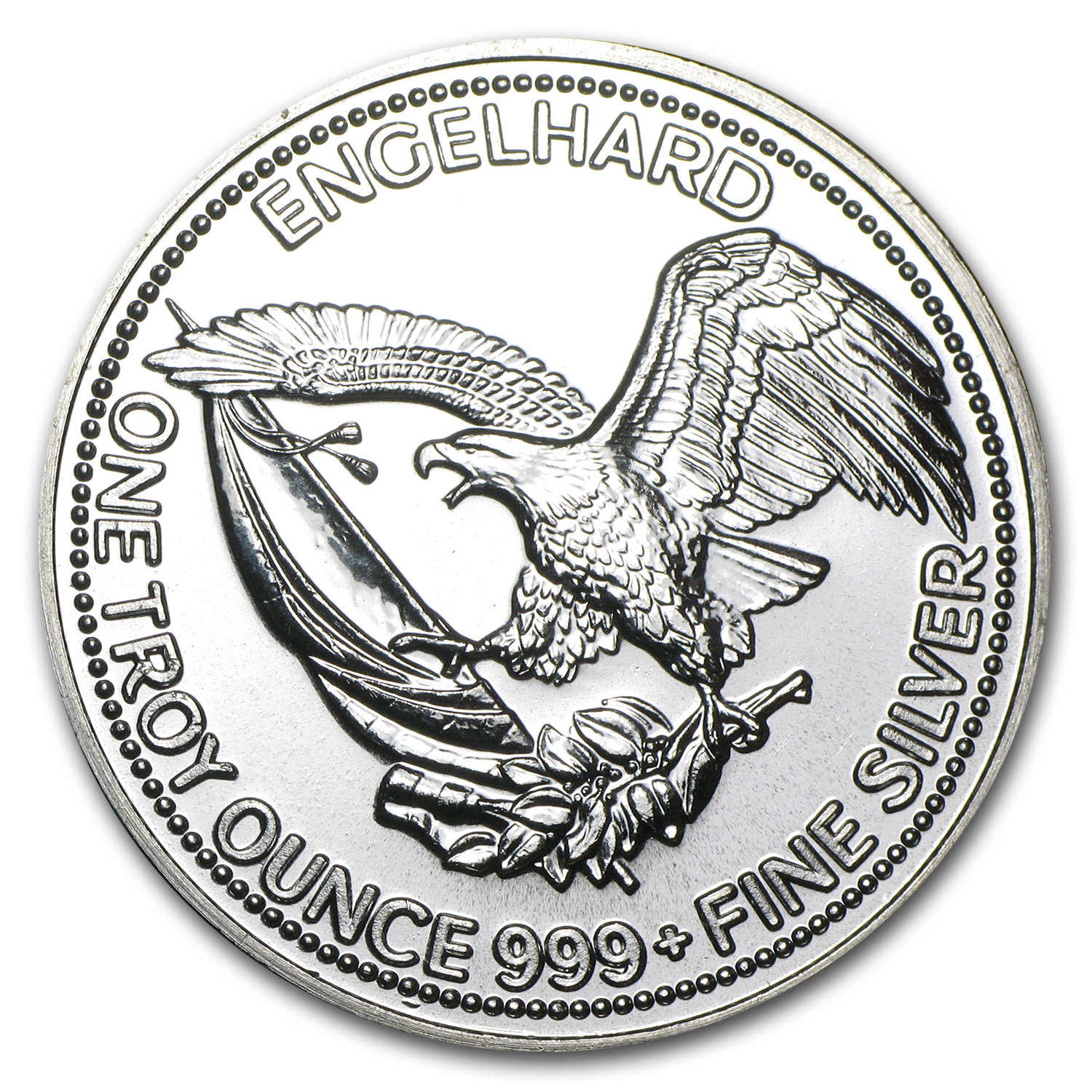Buy 1986 1 oz Silver Engelhard American Prospector | APMEX