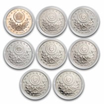 1986-1988 South Korea 1 oz Silver 10000 Won Seoul Olympics Proof