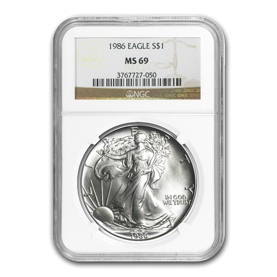 Buy 1986-2020 35-Coin Silver Eagle Set MS-69 NGC (2 NGC Boxes) | APMEX