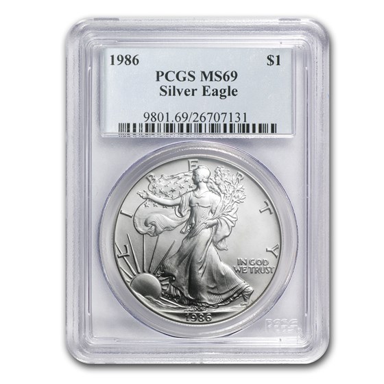 Buy 1986-2020 35-Coin Silver Eagle Set MS-69 PCGS (PCGS Boxes) | APMEX
