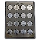 1986-2021 37-Coin American Silver Eagle Set BU (CAPS Album)