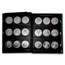 1986-2021 37-Coin American Silver Eagle Set BU (Whitman Album)
