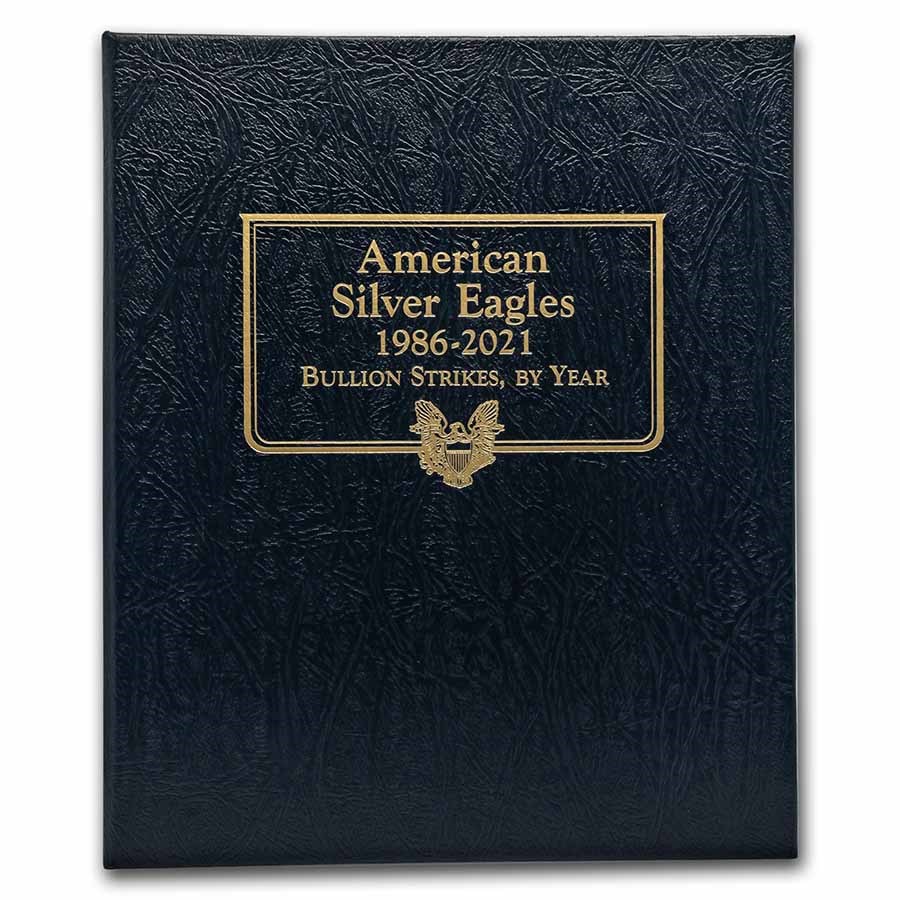 1986-2021 37-Coin American Silver Eagle Set BU (Whitman Album)