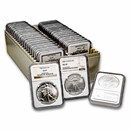 1986-2022 38-Coin Silver Eagle Set MS-69 NGC (w/NGC Boxes)