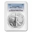 1986-2023 39-Coin Silver Eagle Set MS-69 PCGS (w/PCGS Boxes)