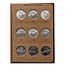 1986-2024 40-Coin American Silver Eagle Set BU (Dansco Album)