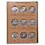 1986-2024 40-Coin American Silver Eagle Set BU (Dansco Album)