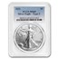 1986-2024 40-Coin Silver Eagle Set MS-69 PCGS (w/PCGS Boxes)