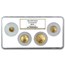 1986 4-Coin American Gold Eagle Set MS-69 NGC (Uni-Holder)