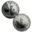 1986 6-Coin Commem Statue of Liberty Set BU & Proof (w/Box & COA)