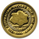 1986 Australia 1/10 oz Proof Gold Nugget