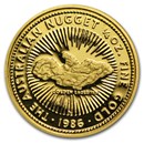 1986 Australia 1/4 oz Proof Gold Nugget