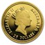 1986 Australia 1/4 oz Proof Gold Nugget