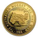 1986 Australia 1 oz Proof Gold Nugget