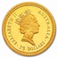 1986 Australia 4-Coin Gold Nugget Proof Set 1.85 ozt