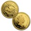 1986 Australia 4-Coin Gold Nugget Proof Set